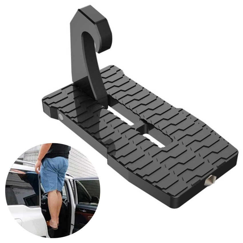 MA Universal Aluminum Car Auxiliary Pedal Roof Top Rack Access Pedal Hook