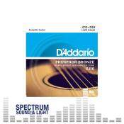 D'Addario EJ16 Acoustic Guitar Strings Light Gauge Set 12-53