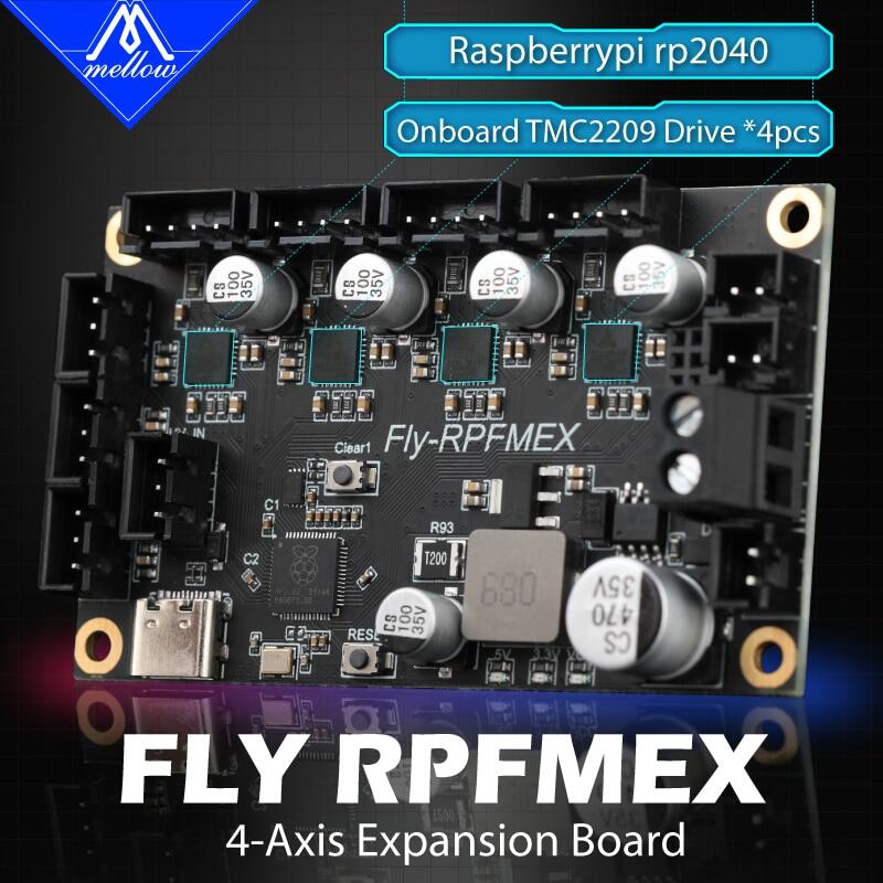Êm dịu FLY-RPFMEX tmc2209 Board với klipper Firmware cho fly-gemini 4