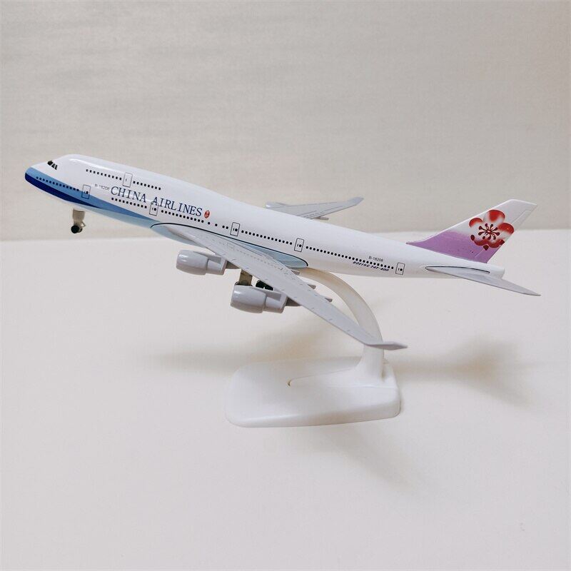 Máy Bay Boeing 747 B747 Airways Flugzeug Mo Flugzeug Mo Stehen Diecast Flugzeug Mit Räder 20Cm Legierung Metall Air Taiwan China Airlines