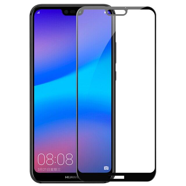 ปกป้องหน้าจอสำหรับ Huawei P20กระจกนิรภัยคลุมทั้งหมด2.5D 9H Huawei Nova 3e กระจกนิรภัย P20ฟิล์มกันรอย