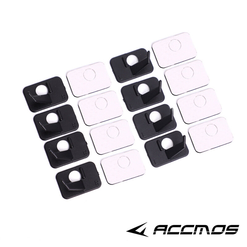 5 chiếc giá đỡ mũi tên bằng nhựa hình cung cong, giá đỡ mũi tên cứng bằng nhựa tay trái và tay phải, thiết bị cung và mũi tên giá đỡ mũi tên huấn luyện cung cong