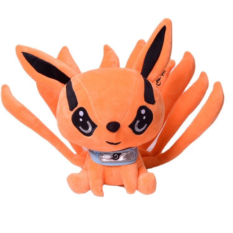 Cáo kurama dễ thương 30cm, đồ chơi búp bê hoạt hình nhồi bông kyuubi hoạt hình nổi bật nhồi bông nhồi bông quà sinh nhật