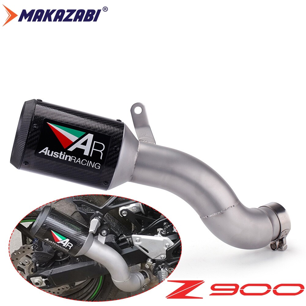 17-23 Kawasaki Z900 LeoVince LV Corsa Slip-On Exhaust - Bayside