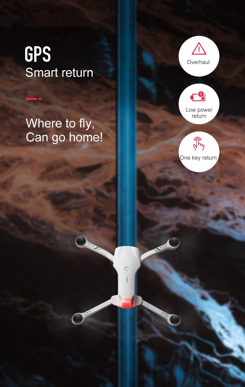 ลองดูภาพสินค้า 2021 NEW F10 Drone GPS 4K 5G WiFi Live Video FPV Qtor Flight 25 Minutes RC Distance 2000m Drone HD Wide-Angle Dual Camera with Storage Bag