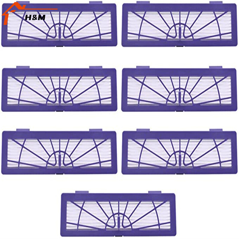 Mới bán chạy trung tâm thương mại houselife 7 chiếc phụ tùng thay thế bộ lọc tương thích cho bộ phận chân không robot d75 d80 d85 d75 d80 dòng botvac 65 70e 75 80 85 kết nối neato