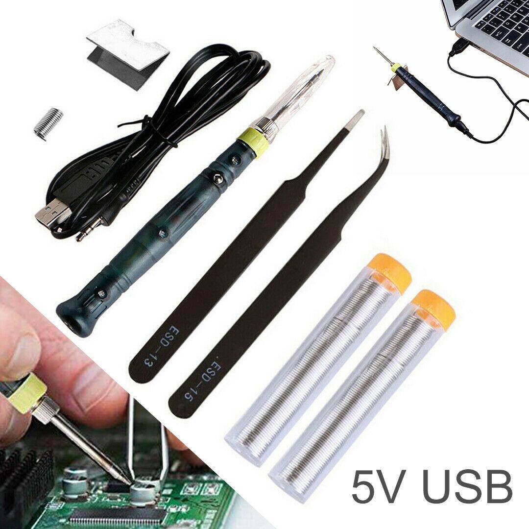 Đèn báo led bộ công cụ bút sắt hàn cầm tay mini hàn usb 5v 8w