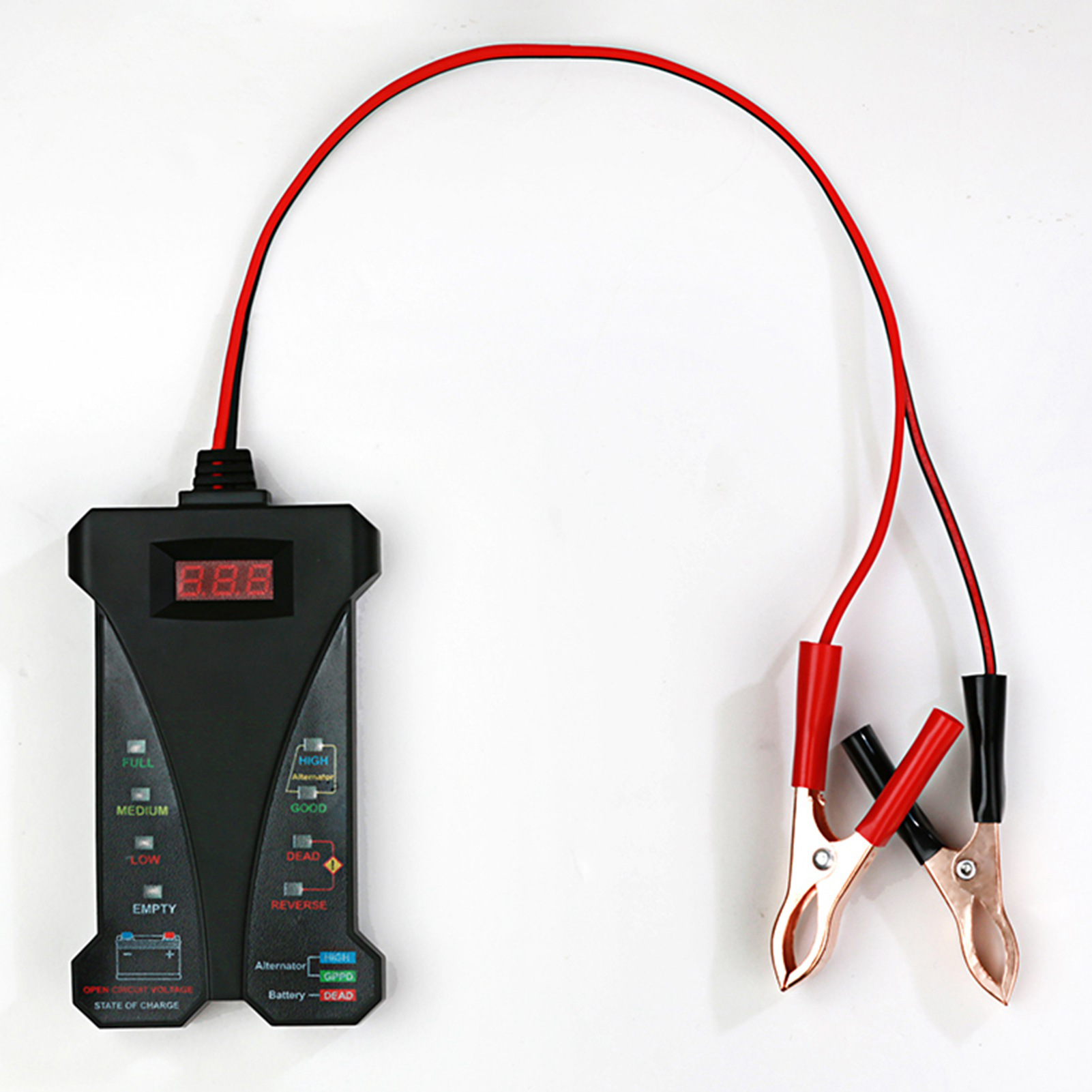 Máy kiểm tra ắc quy ô tô 12v máy phân tích kỹ thuật số sạc quay xe hệ thống kiểm tra kỹ thuật số đèn led