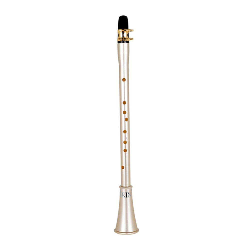 Portable Saxophone Woodwind Instrument ABS Resin Mini Pocket Saxophone Clarinet Easy To Learn Musical Instrument with Storage Bag