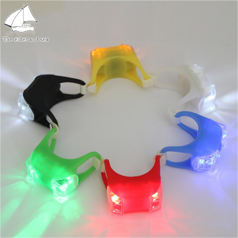 Đèn Led Xe Đạp Đèn Silicon Hai Mắt Thế Hệ Thứ 6 Đèn Trang Trí Cảnh Báo An Toàn Cho Xe Đạp