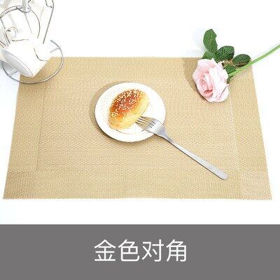 6/4Pcs High-End PVC พรมซักล้างได้สำหรับโต๊ะทานอาหาร Mat Non-Slip Stain-Resistant Tableware เครื่องมือห้องครัวถ้วยไวน์ Pad