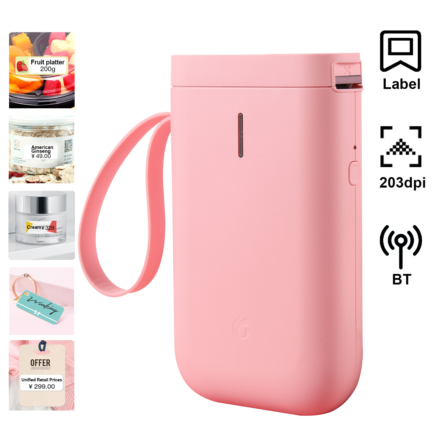 Máy in nhãn nhiệt cầm tay d11 máy tạo nhãn bt không dây máy dán tương thích với điện thoại thông minh android dành cho cửa hàng siêu thị trường học văn phòng tại nhà ghi nhãn mã vạch tên tạp chí giá hàng hóa