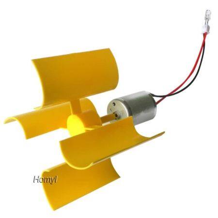 Mini Wind Turbine Generator Set with LED Lights, DIY Kit