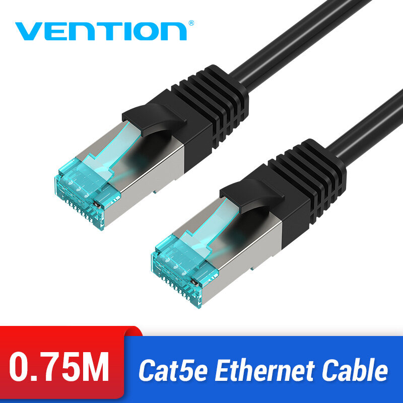 Vention dây cáp mạng lan Ethernet Cable Cat5e Lan Cable FTP Cat 5e Network Patch Cable 0.75m 1m 1.5m
