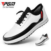 PGM Men's Waterproof Golf Shoes, Slip Resistant Sports Sneakers