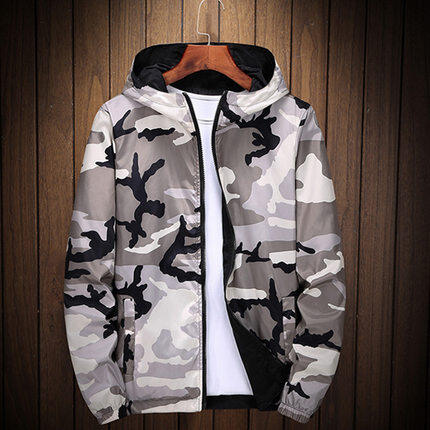 Men hot sale camo jacket