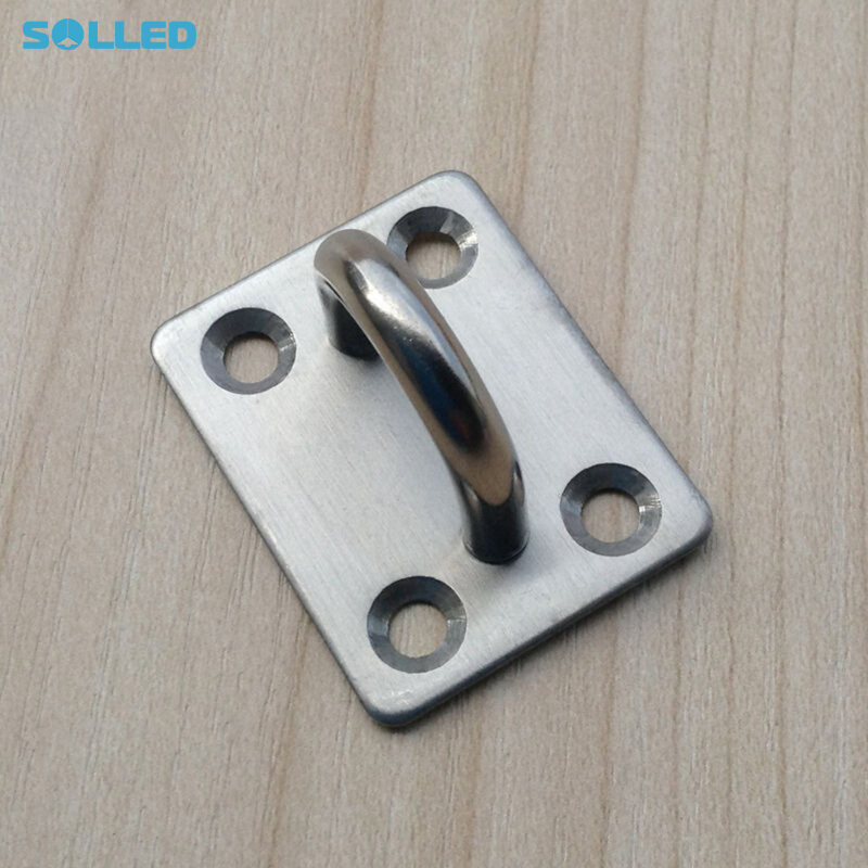 SOLLED Stainless Steel Ceiling Fan Base Hardware Base Fittings Square U