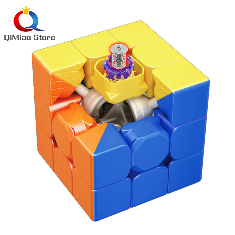 Moyu Super Rs3m 3x3 Magic Cube Magnetic Levitation Ball Shaft Positioning Magnetic Speed Cube Puzzle Toy For Competition color:Magnetic Edition