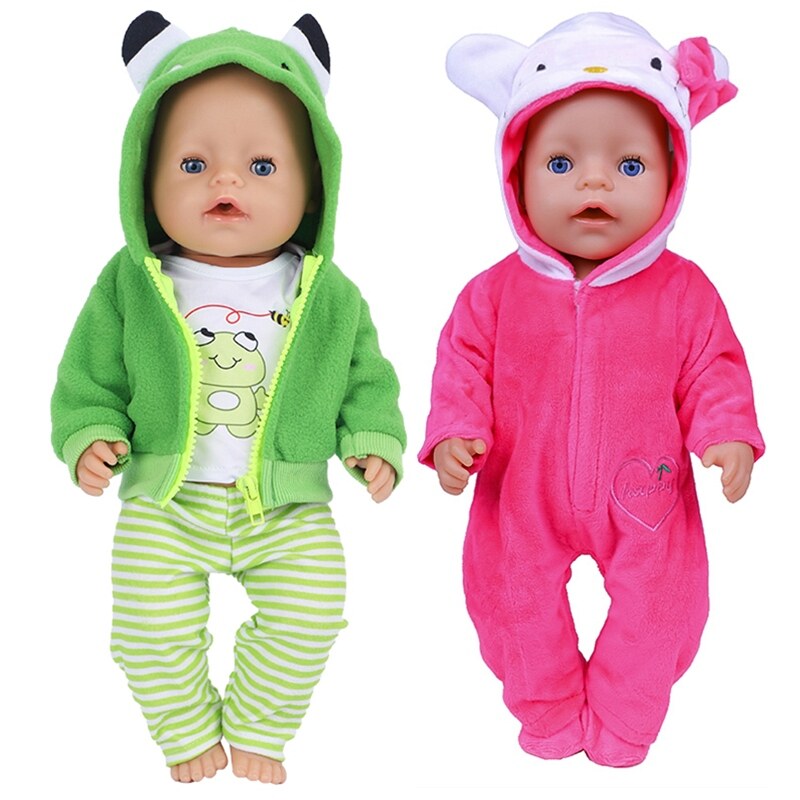 HOT SKHSGHOW 524 Cute Doll Outfit for 17 Inch 43cm Dolls New Baby Born