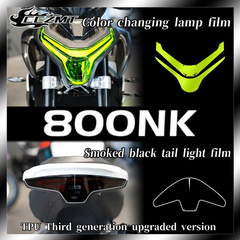 Cho cfmoto 800nk phim đèn pha cụ phim thay đổi màu sắc tấm dán bảo vệ màn hình Hình dán trang trí sửa đổi essories