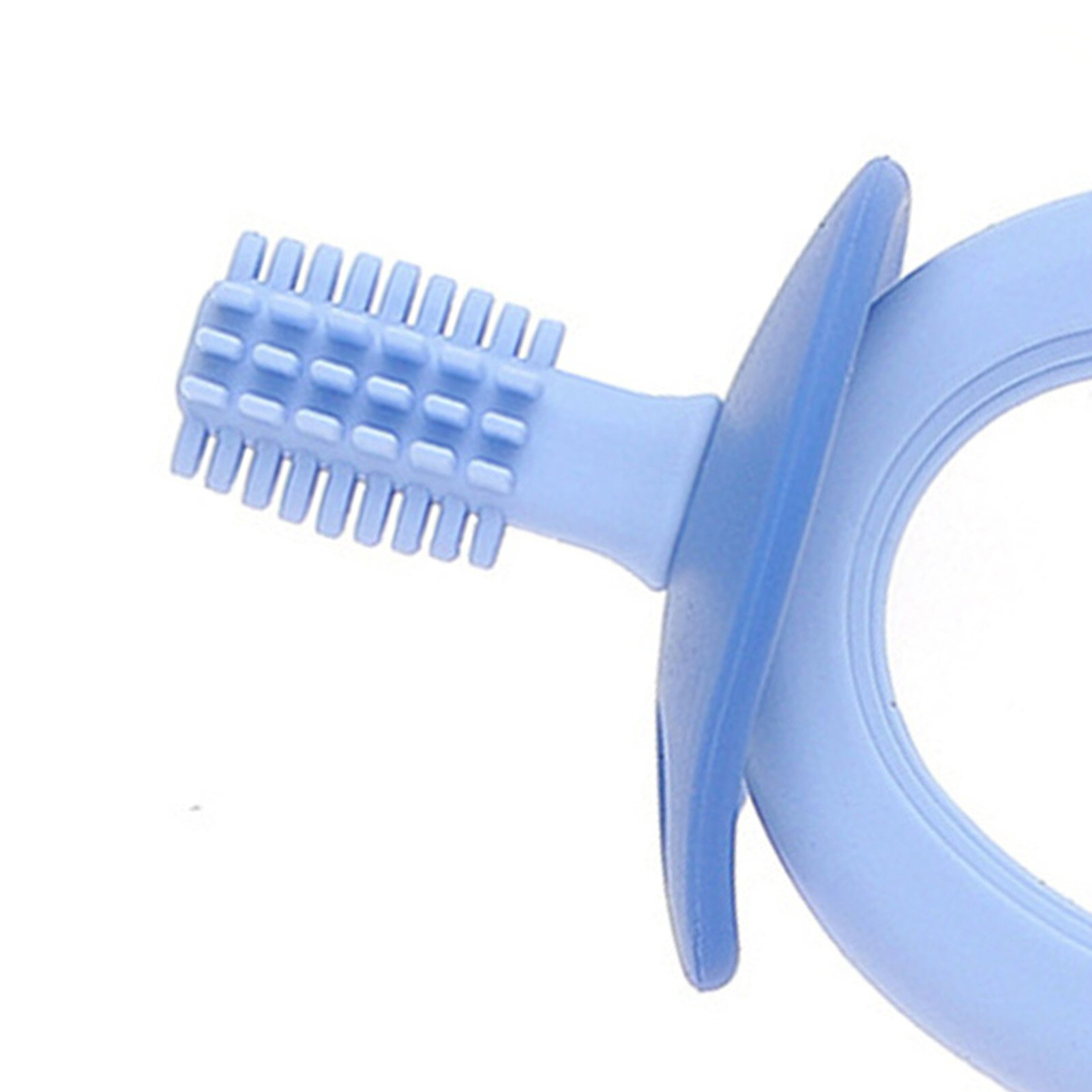 Bé bàn chải cho bé tập đánh răng Teether Silicone 360 ° sạch Mouthguard bé massage bàn chải đánh răng