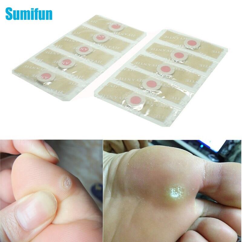 10 miếng dán chân/miếng dán loại bỏ mụn cóc miếng dán gai chăm sóc vết chai chăm sóc bàn chân c037