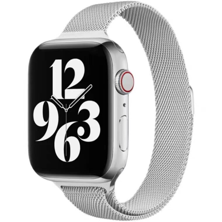 Thời trang nữ Milan dây đeo hình vòng cho Apple Watch Dòng 9 8 7 6 5 4 3 2 1 SE 42mm 38mm 40mm 44mm 