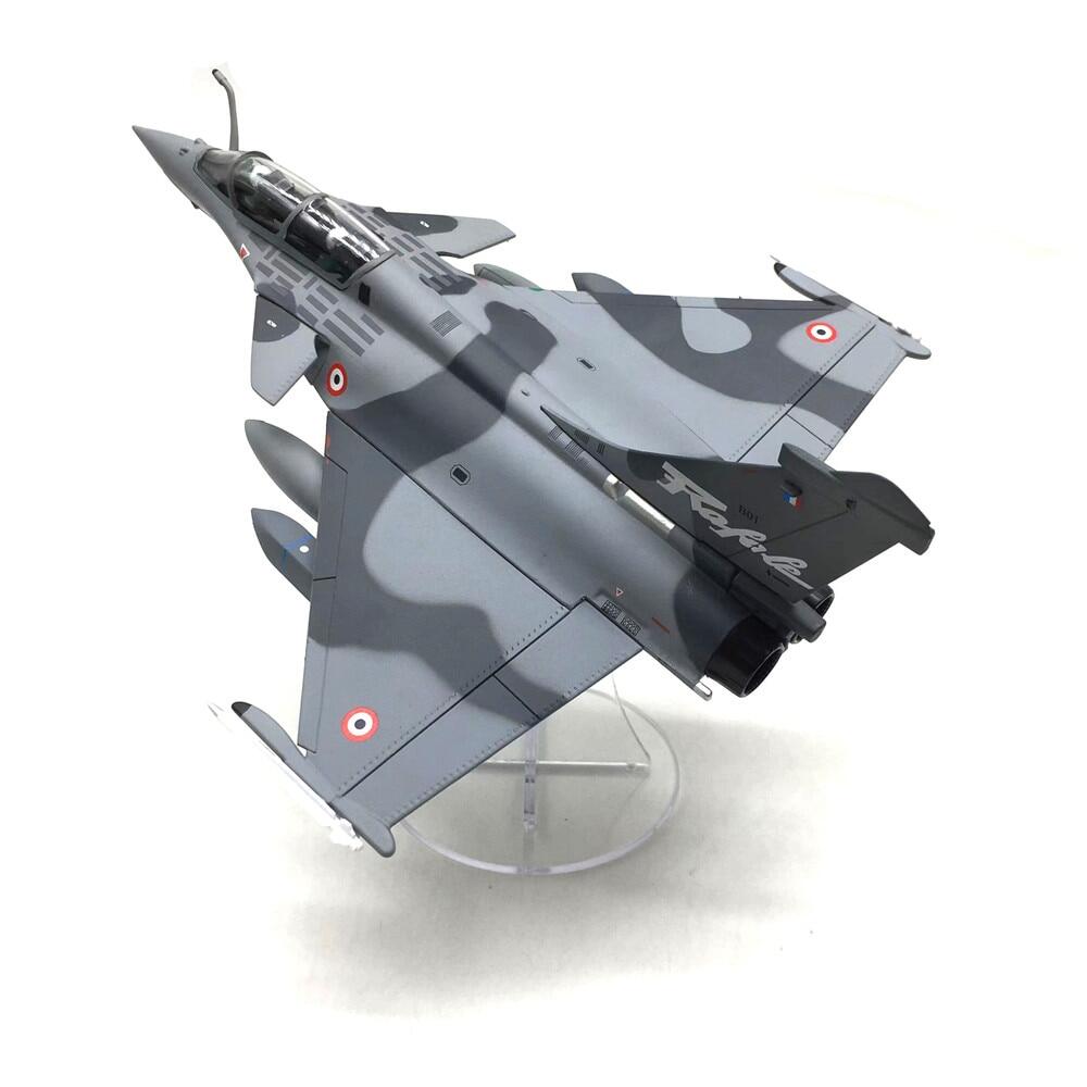 Military French Rafale B Fighter 1 72 Scale Model With Stand Alloy Plane