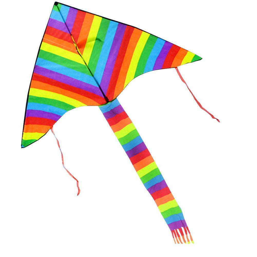 Aerial ว่าวลายนักเต้น Multi-หางยาวหาง Rainbow ว่าวสามเหลี่ยมลายสก๊อต Kite