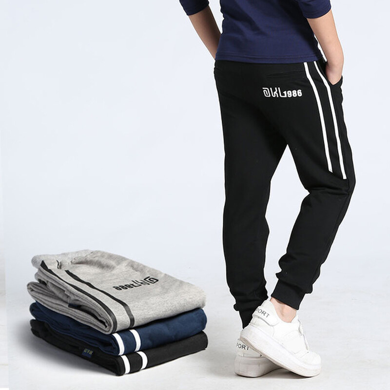 Quần Dài Thể Thao Cho Bé Trai Bé Gái DIIMUU, Quần Cotton Kẻ Sọc, Phong Cách Thường Ngày, Dành Cho Trẻ Từ 5-15 Tuổi