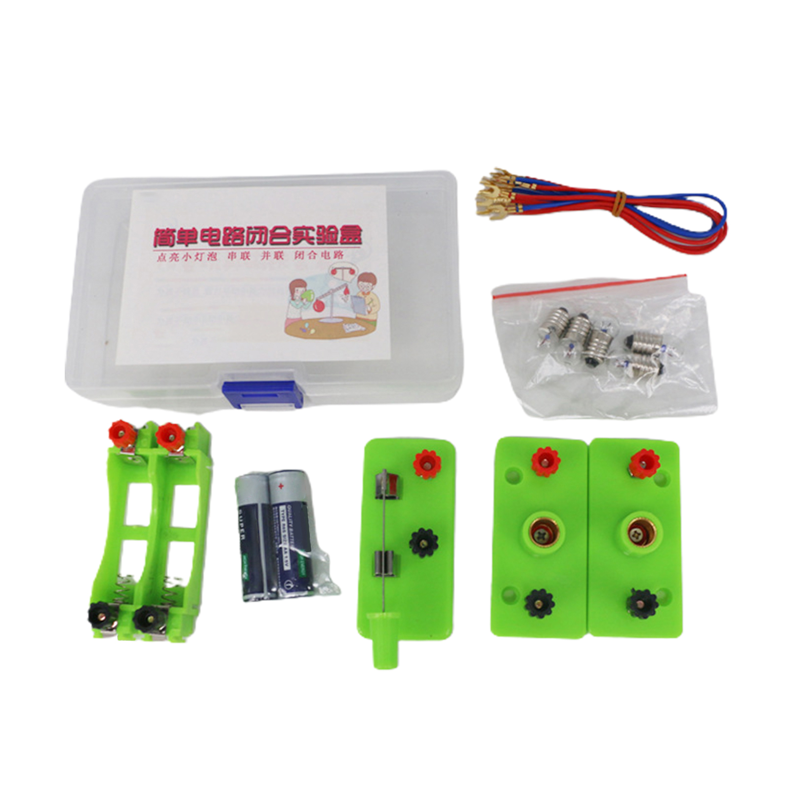Microgood đồ chơi giáo dục vật lý cơ bản cho trẻ em mạch, bộ dụng cụ học tập thí nghiệm điện