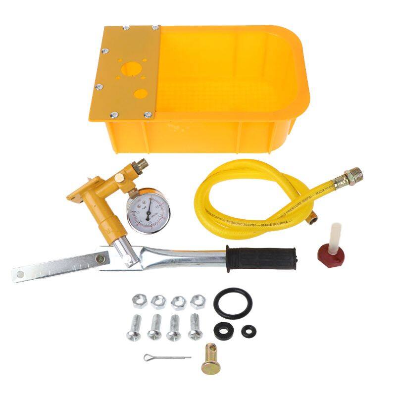 Bơm kiểm tra áp suất nước máy kiểm tra đường ống 2.5mpa bơm kiểm tra thủy lực thủ công 25kg