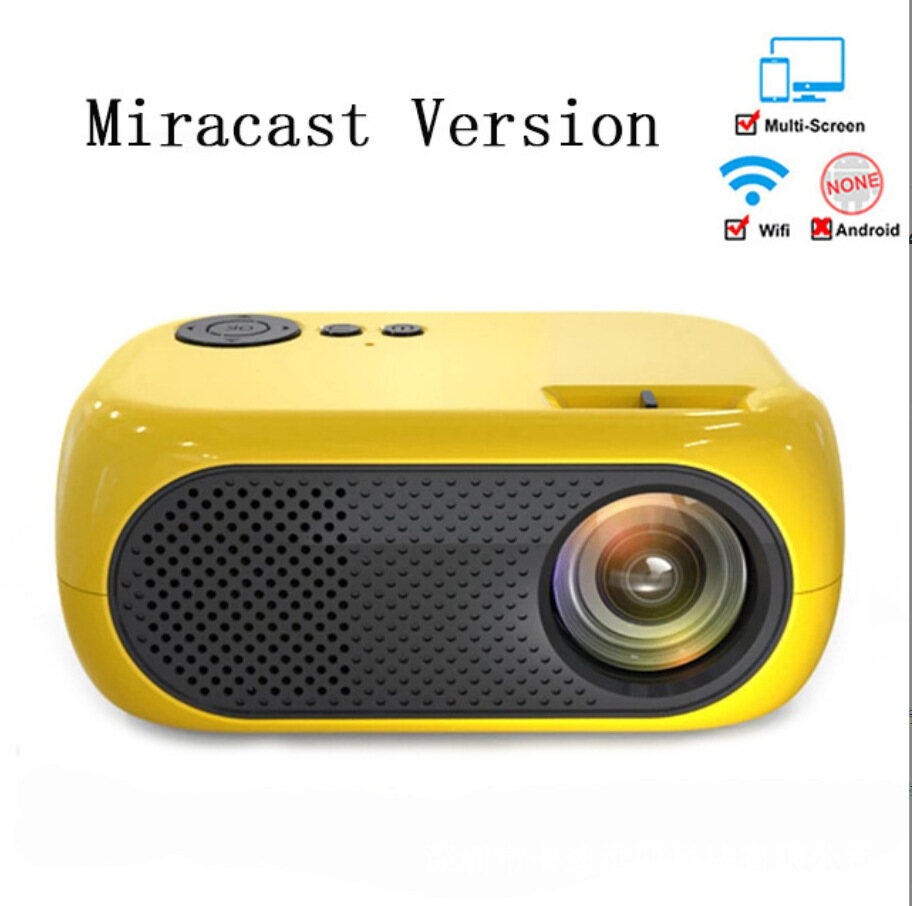 Salange m24 máy chiếu mini đèn led xách tay máy chiếu tương thích với hdmi usb 640*360p hỗ trợ 1080p video projetor