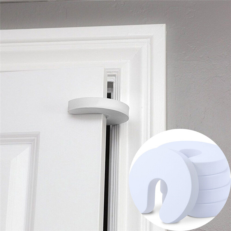  2 Miếng Bảo Vệ Ngón Tay Trẻ Em Nút Chặn Cửa An Toàn Đệm Bảo Vệ Ngón Tay Bằng Xốp 