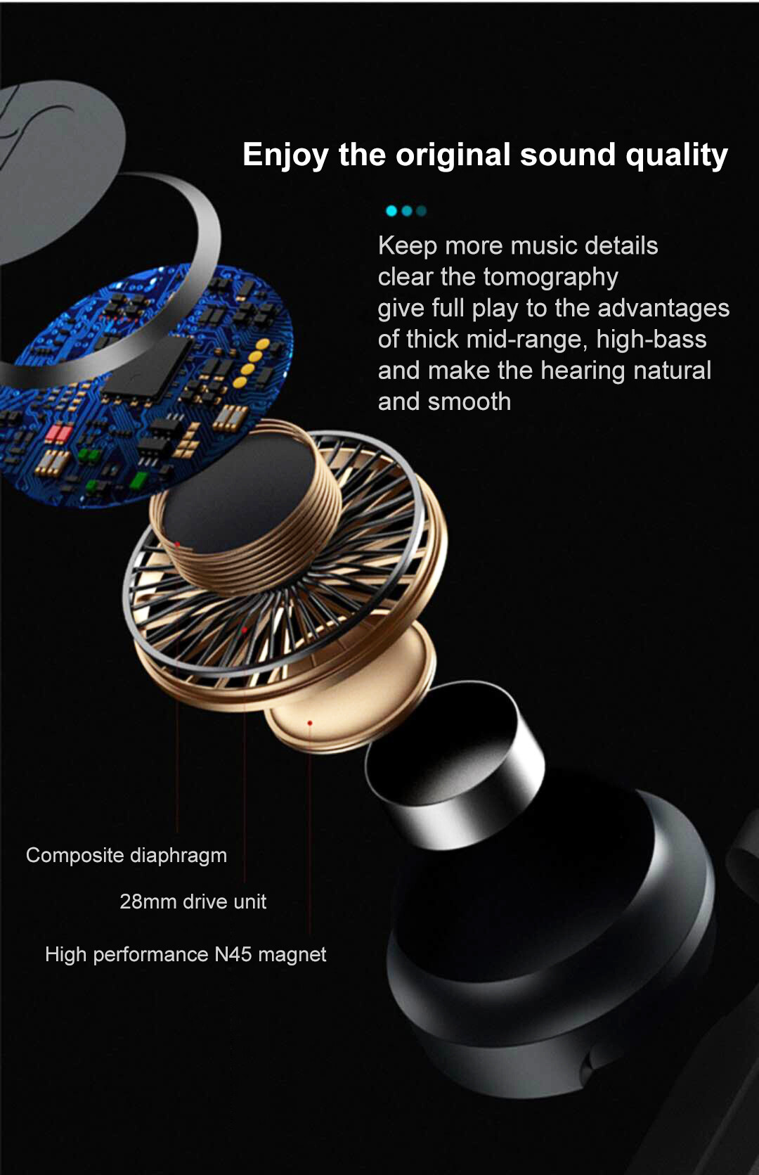 Newmsnr 9D Surround Bass Bluetooth 