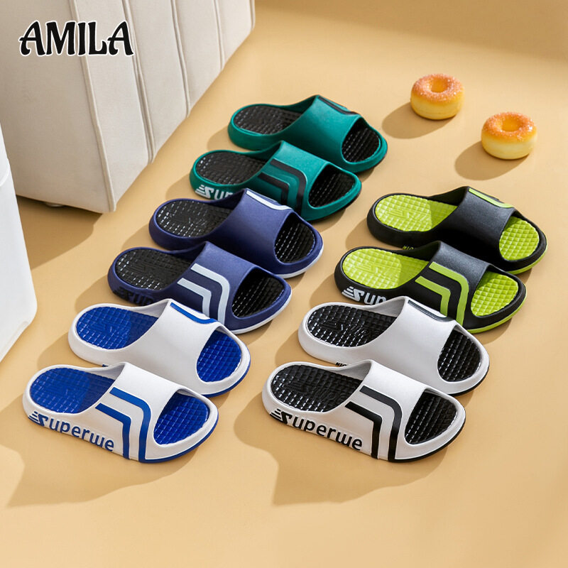 AMILA Children's slippers male summer big children's sports non-slip sandals and slippers