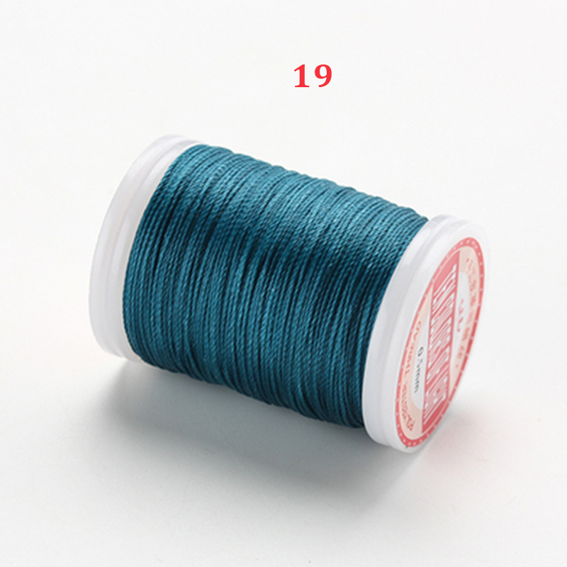 N57h 120 m/cuộn chỉ sáp bện dệt trang sức thủ công tự làm dây polyester tròn 0.5mm may vá bằng da chắc chắn