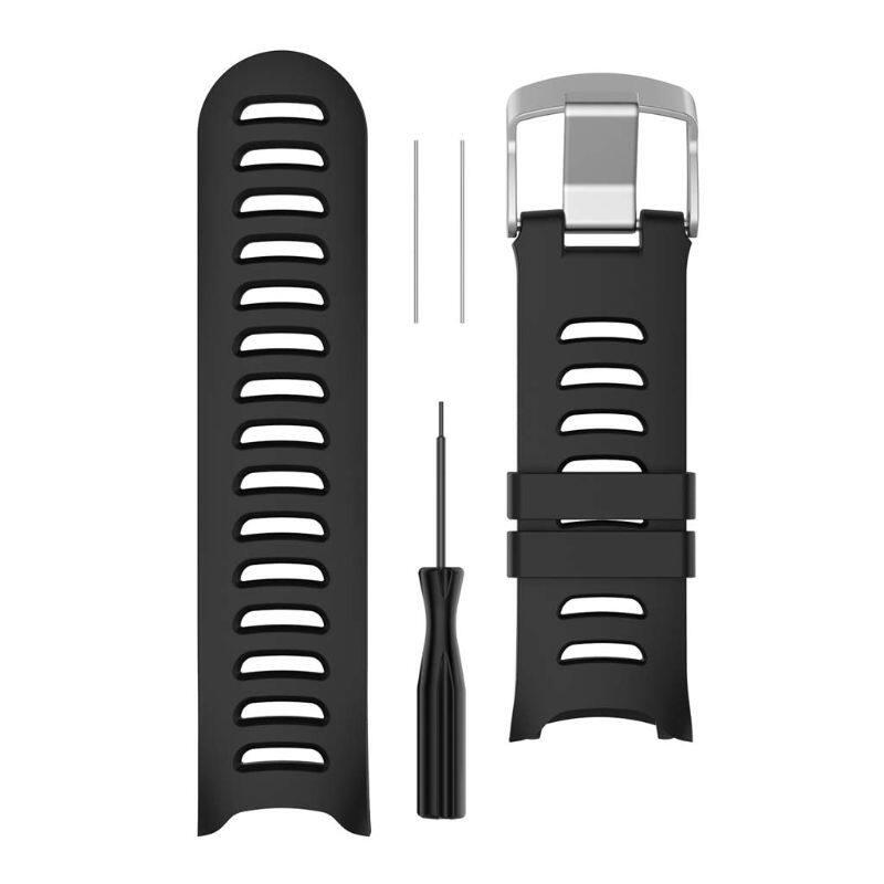 Dây đeo cổ tay thay thế bằng silicon dây đeo đồng hồ cho đồng hồ garmin forerunner 610 kèm dụng cụ