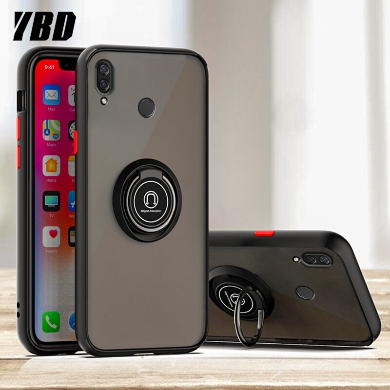 Ybd ốp bảo vệ máy ảnh chính xác cho huawei nova 3i 4 ốp lưng pc cứng mờ nhiều màu ốp điện thoại chống sốc kèm giá đỡ điện thoại