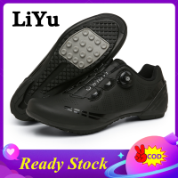 LiYu Fashion Bicycle Shoes No Lock Cycling Shoes  Road Bike Shoes Mtb Shoes Non Cleats Shoes For Roadbike Men and Women Outdoor Sports Shoes Anti-slip Cycling Sneakers Pedal Shoes
