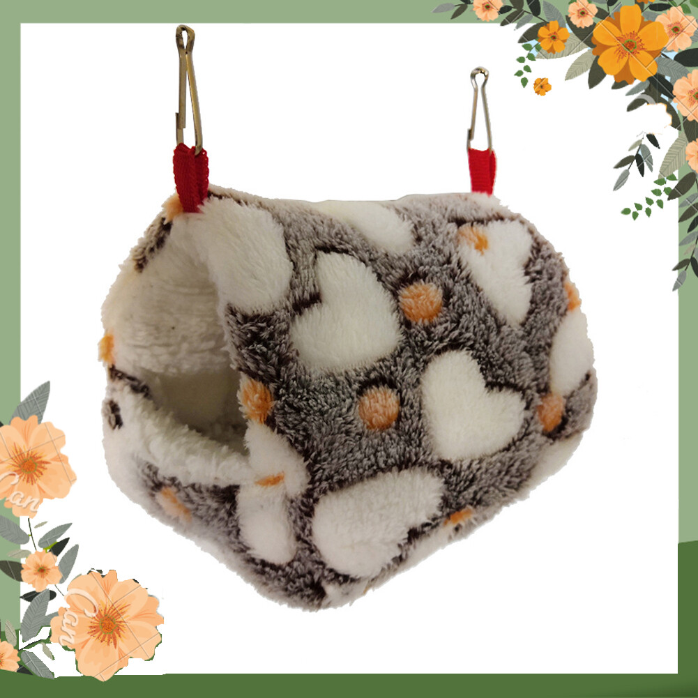 Nhà Ấm Áp Sóc Chuột Hamster Ổ Chuột Lang Giường Thú Cưng Động Vật Nhỏ Túi Ngủ Ổ Tròn Mở Cho Thú Cưng, Lồng Tổ Bông Cho Chuột Hamster Giường Ổ Cho Thú Cưng Nhỏ Chinchilla Chuột Lang Nhà Ấm Sóc Nhím Chuồng Vẹt Tổ Chim