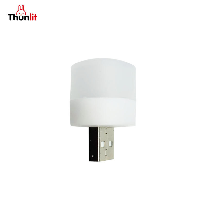 Thunlit đèn ngủ usb đèn trắng đèn ngủ usb cắm điện nhỏ gọn