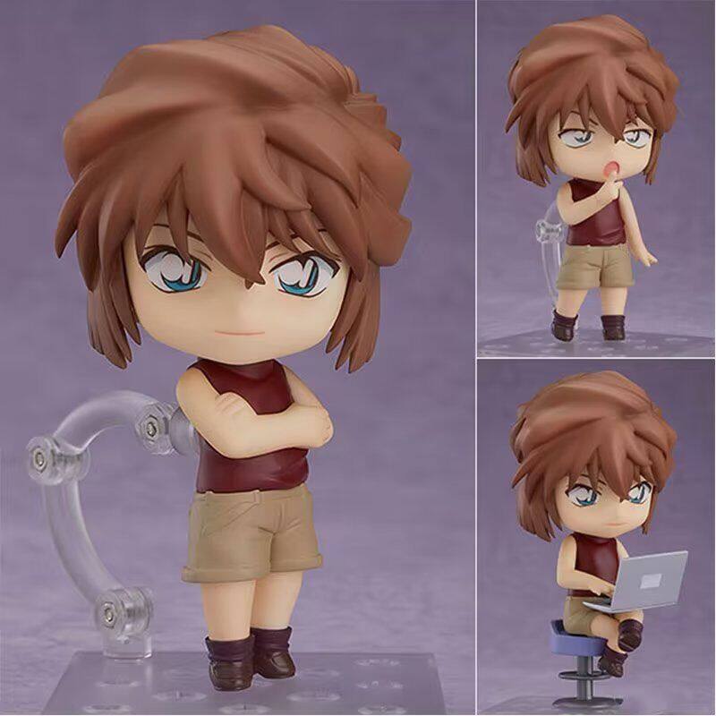 Mô hình nhân vật anime phiên bản 10cm nendoroid 1140 haibara ai detective conan gsc q búp bê kawaii chính hãng đồ chơi trẻ em