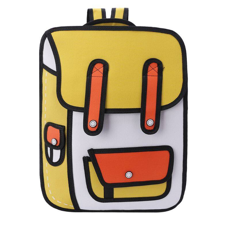 Cartoonbox Contrast PU Backpack-