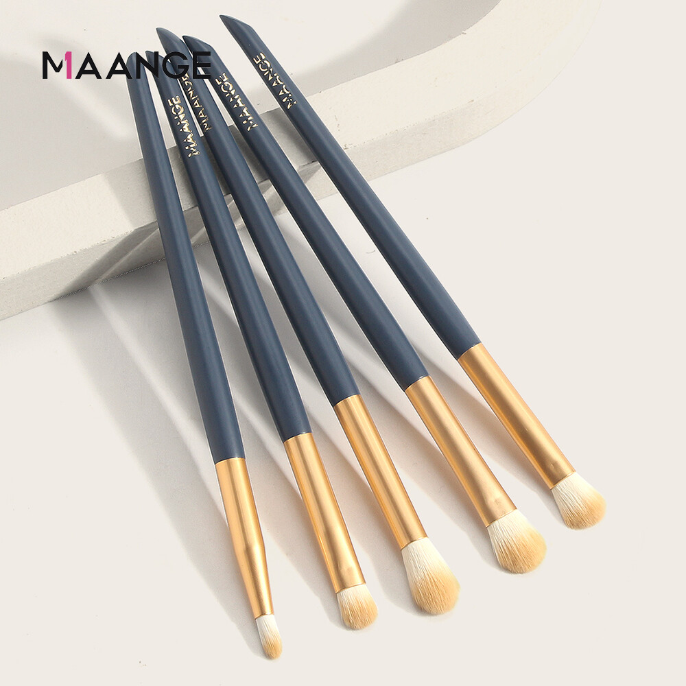 MAANGE 5 Cái/bộ Make Up Brush Set Mềm Nyoln Bàn Chải Cho Eyeshadow Pha Trộn
