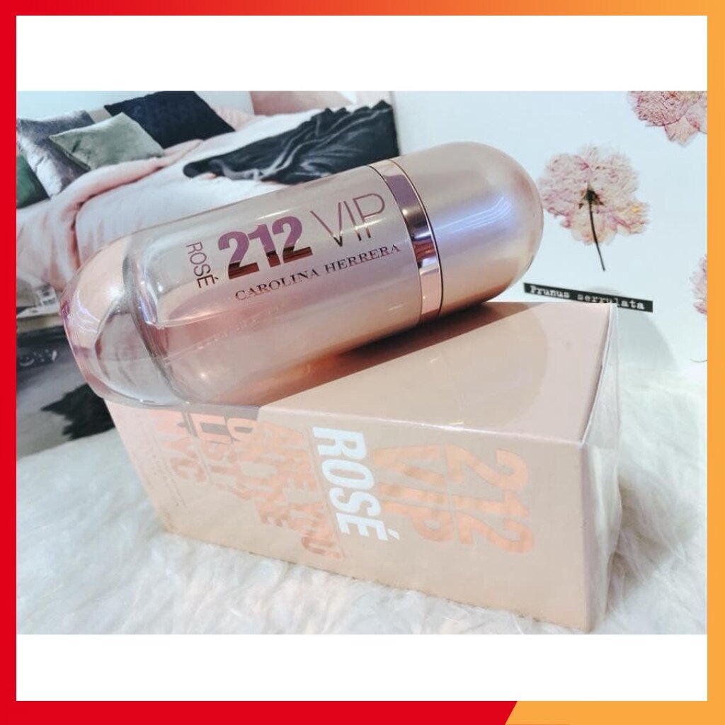 Nước Hoa Nữ Carolina Herrera 212 Vip Rose EDP 80ml thơm lâu