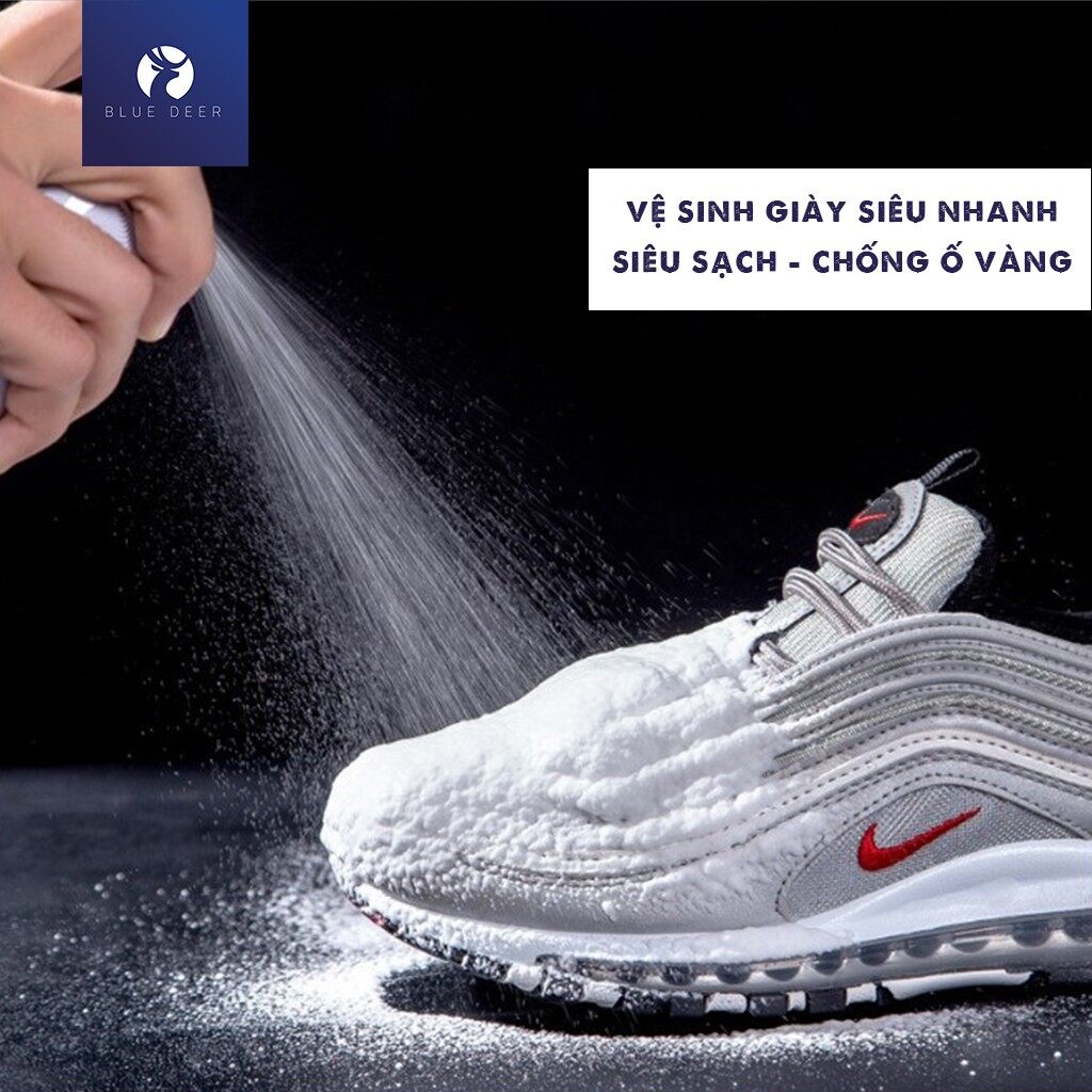 Chai vệ sinh giày Sneaker | Chai xịt bọt vệ sinh giày SNEAKER – BLUE DEER