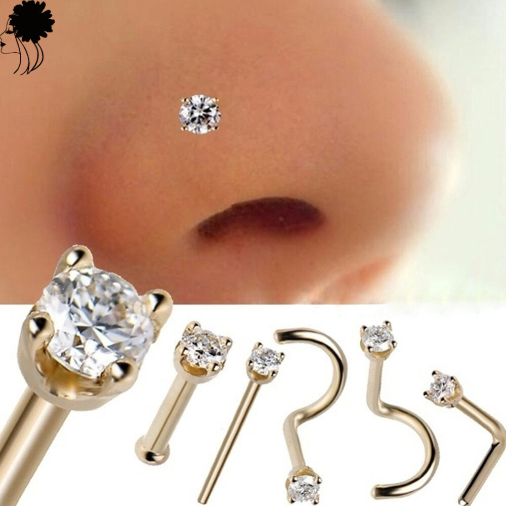 Gold on sale nose stud