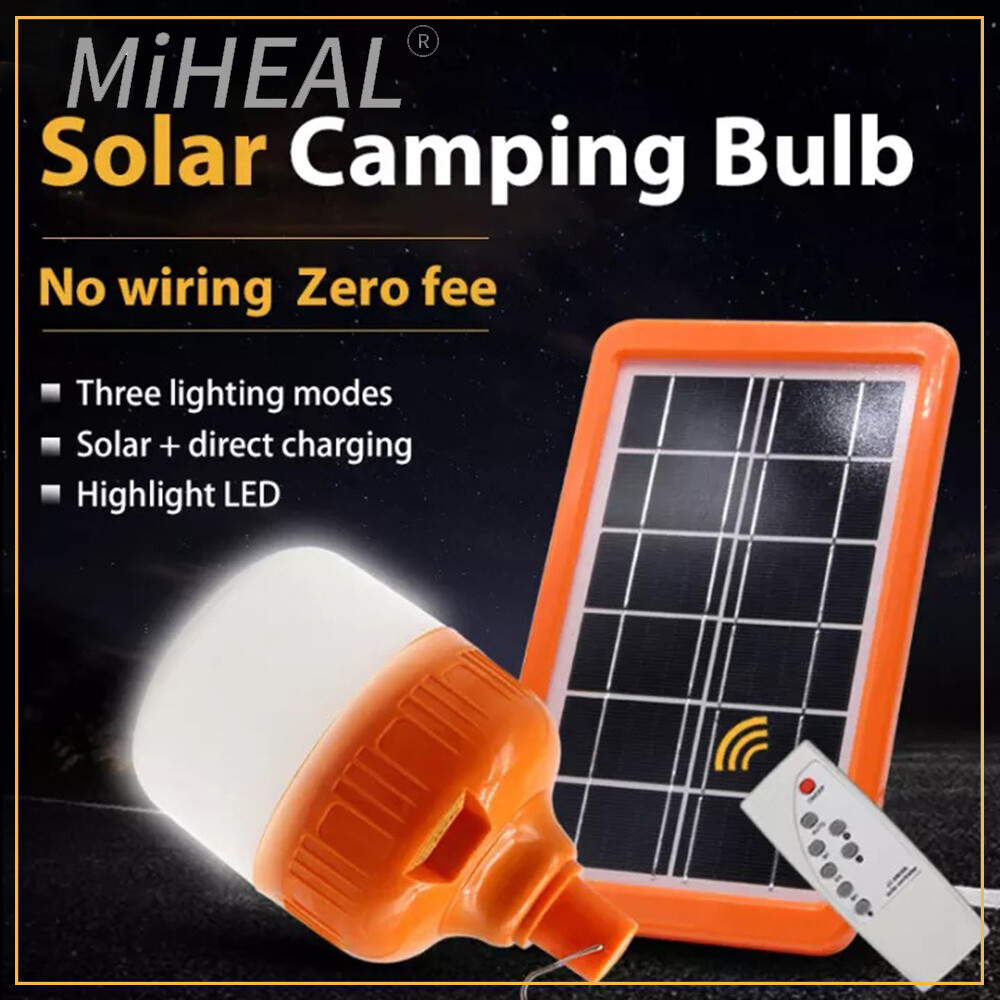 Đèn led ngoài trời năng lượng mặt trời miheal, bóng đèn khẩn cấp năng lượng mặt trời lều đi bộ đường dài 20/40/60 chân đèn led đèn cắm trại câu cá chợ đêm có thể sạc lại bóng đèn