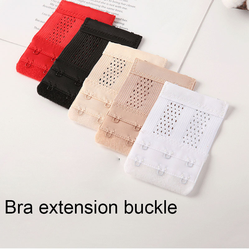 1 cái 2 hàng 3 Móc Áo Ngực Dây đeo nối dài Extender cho phụ nữ thắt lưng có thể điều chỉnh khóa Nylon áo ngực thun dây đeo nối dài móc